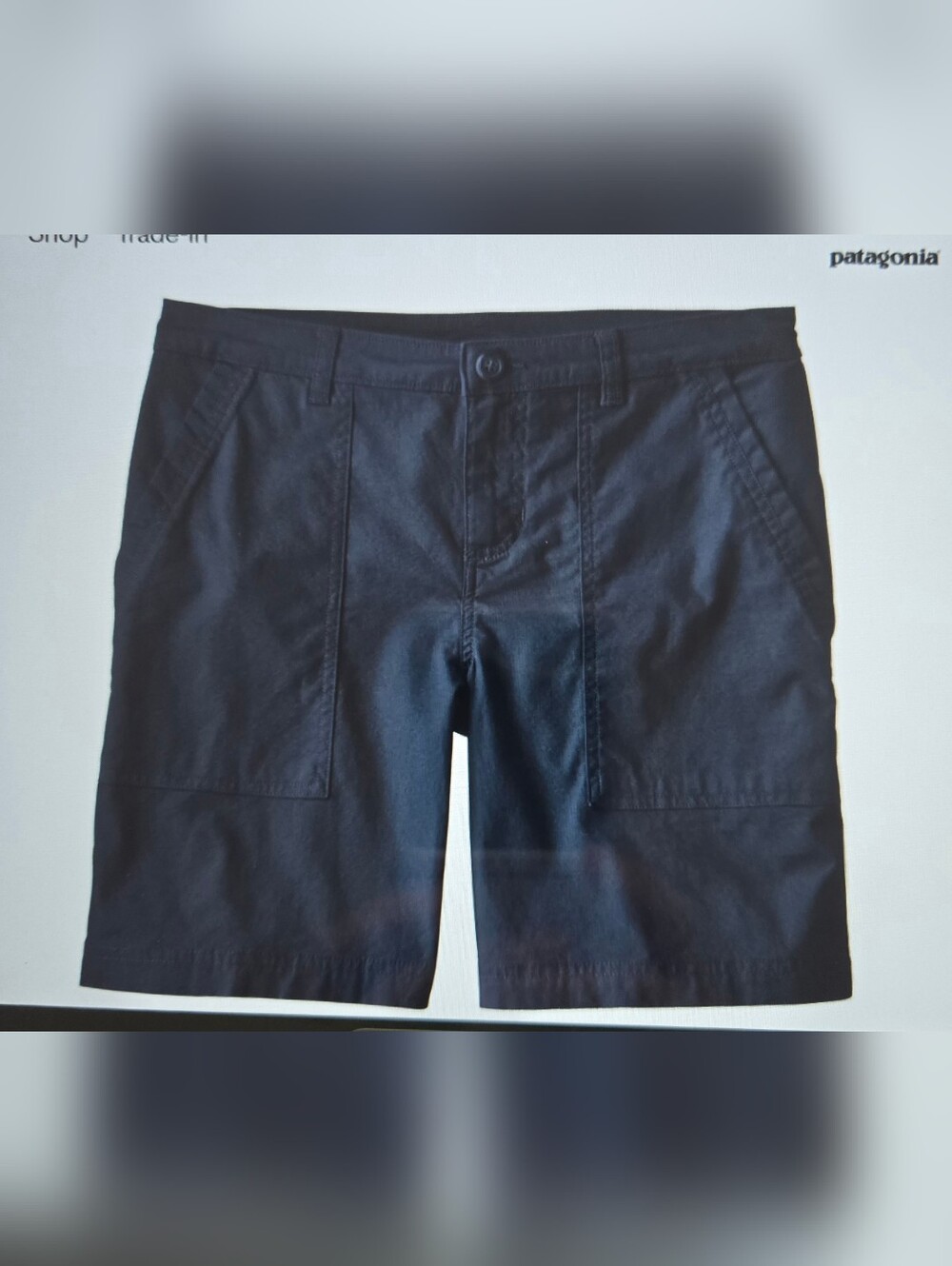 New patagonia women's stretch all wear shorts, size ten.